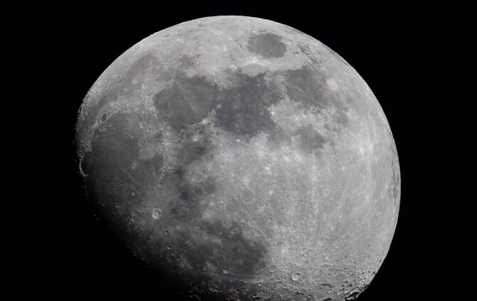 Mond am Himmel