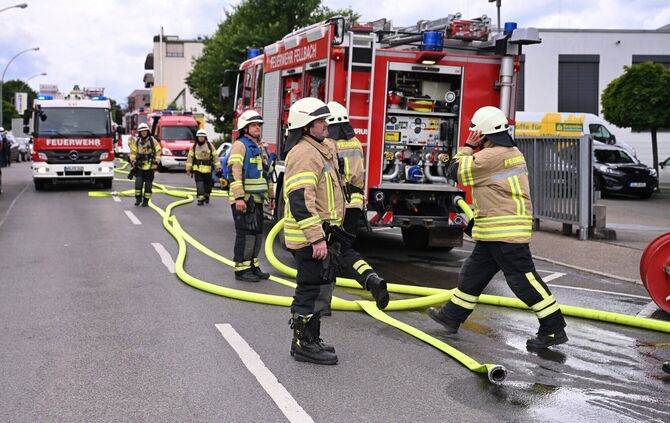 Die Feuerwehr Fellbach war am Mittwoch im Einsatz.