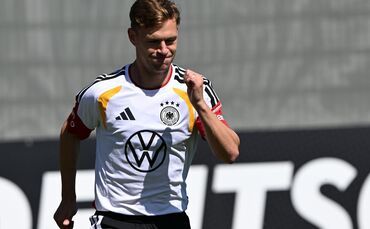 Joshua Kimmich geht als Kapitän immer voran, auch auf dem Trainingsplatz.