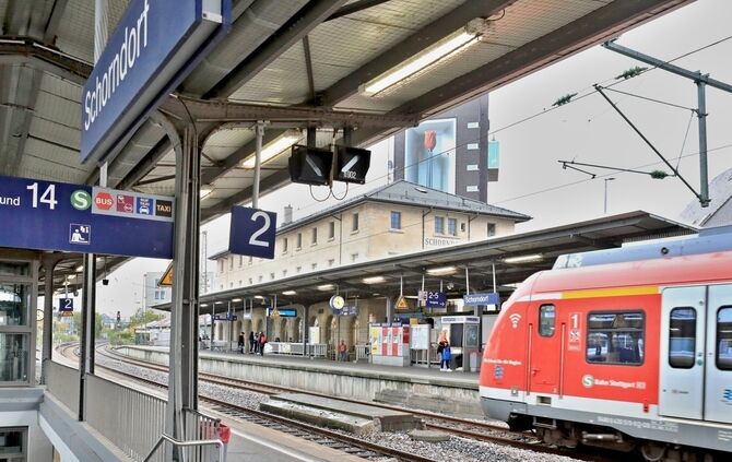 Mann verliert am Bahnhof die Berherrschung. (Symbolbild)