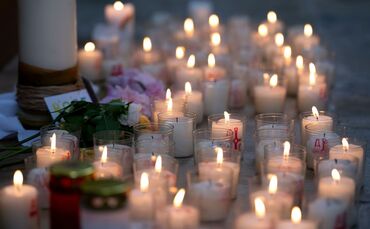 Nach dem Zusammenstoß zweier Busse
