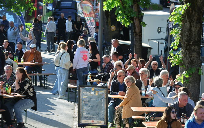 Der Seeplatz ist ein beliebter Ort für Feste in Korb - zur WM gibt es 2026 auch Public Viewing (Archivfoto).