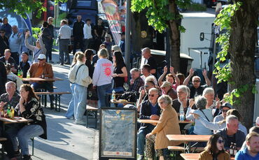 Der Seeplatz ist ein beliebter Ort für Feste in Korb - zur WM gibt es 2026 auch Public Viewing (Archivfoto).