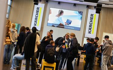 Ausbildungstag bei der Firma Kärcher in Winnenden.