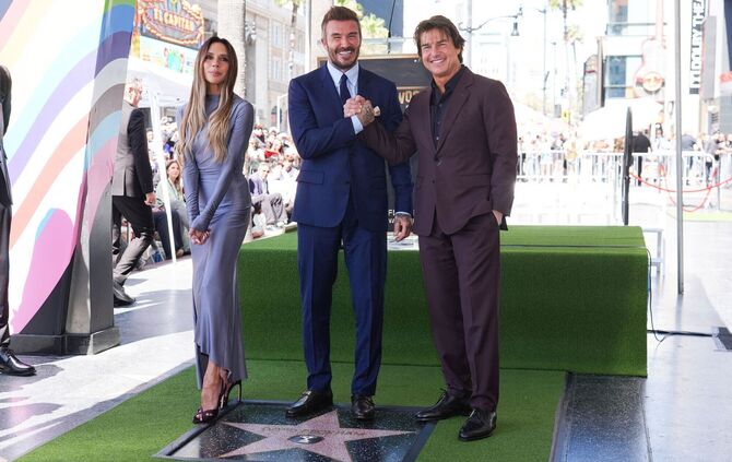 Stern auf dem Hollywood Walk of Fame für David Beckham