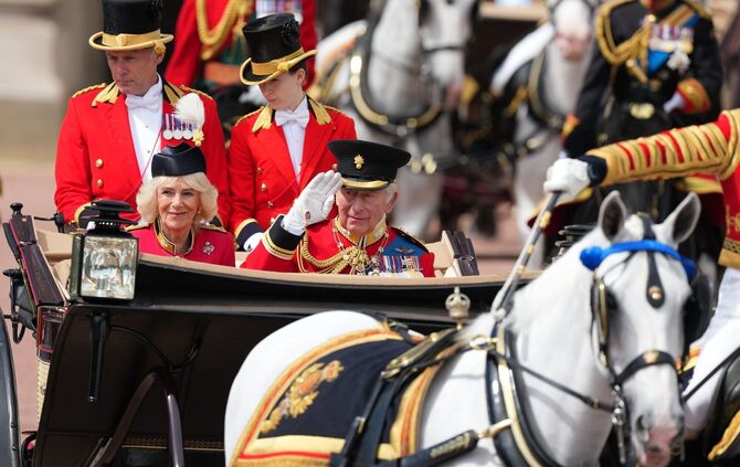Trooping the Colour in London