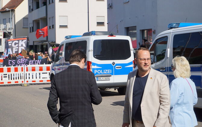 Signalisierte von Anfang an, dass unser Reporter nicht aus der Stadthalle berichten können wird: Lars Haise, Bundestagsabgeordne