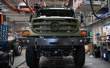 Daimler Truck sieht Potenzial bei Militärfahrzeugen. (Archivbild)