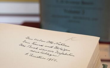 Widmung von Albert Einstein in Dortmund aufgetaucht