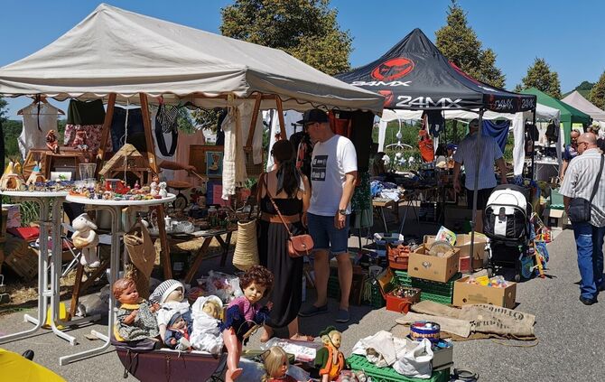 Der Remshaldener Flohmarkt: Beliebtes Highlight beim Straßenfest. Archivbild.