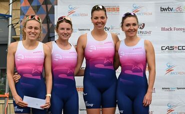 Das Team des SV Waiblingen (von links): Vanessa Grau, Johanna Seiler, Tabea Huber, Alexandra Greifendorf.
