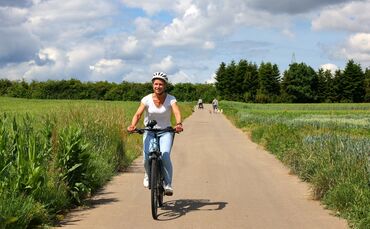 Annina Baur ist mit dem E-Bike gependelt: Zeitlich ist das eine überlegenswerte Alternative zur S-Bahn.