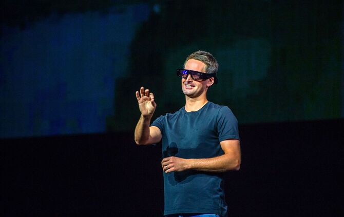 Brille von Snapchat