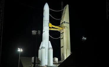 Ariane-6-Rakete mit neuen Boostern