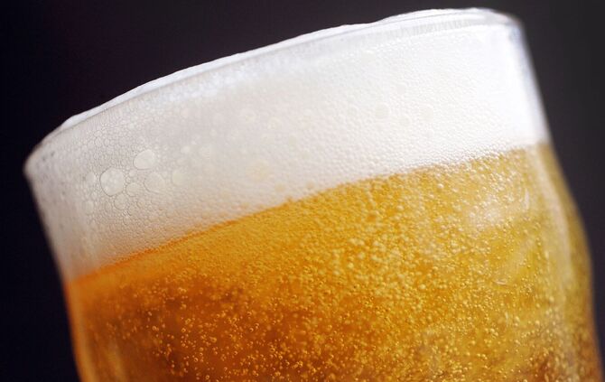 Bier im Glas