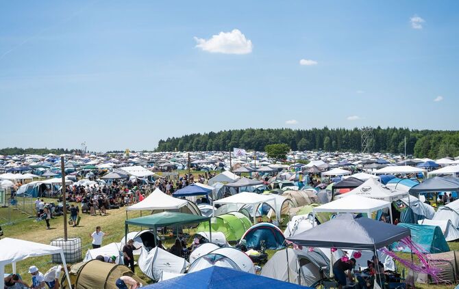 Anreisetag und Vorbereitungen Southside-Festival