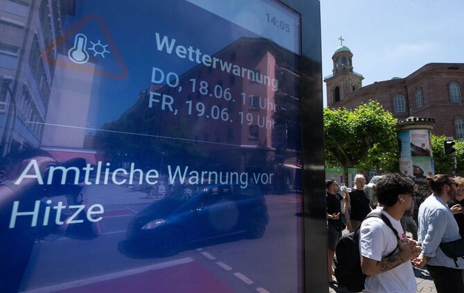 Hitze in Frankfurt