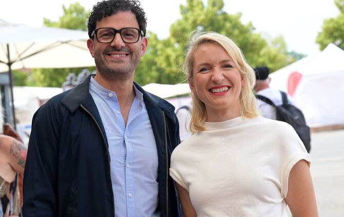 Luigi Pantisano und Ines Schwerdtner sind die neue Linken-Doppelspitze.