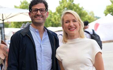 Luigi Pantisano und Ines Schwerdtner sind die neue Linken-Doppelspitze.