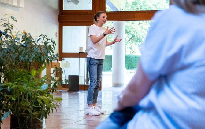Susanne Greiner vom Bestattungsinstitut Ehmann in Welzheim.