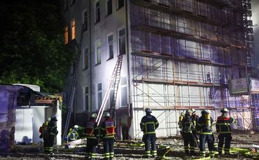 Brand in Hamburger Hotel