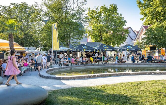Das Seeplatzfest in Korb hat Tradition.