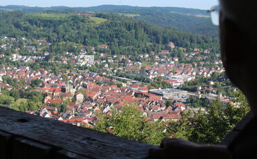Mitten im Wald und doch mit Ausblick auf die Stadt: Der Feenpfad in Murrhardt.