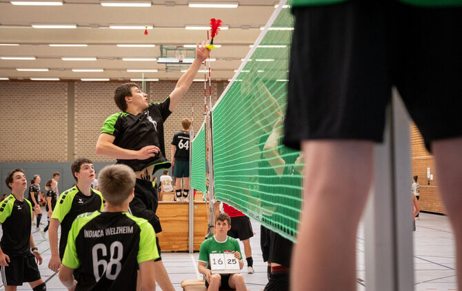 Springen, sprinten, Spaß: Der Indiaca-Sport ist beliebt in Welzheim