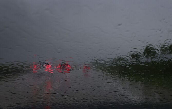 Regen  und Unfälle