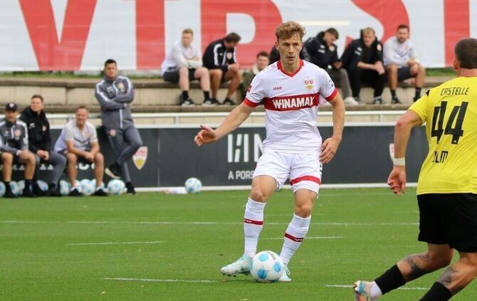 Yannik Keitel steht seit 2024 beim VfB Stuttgart unter Vertrag.