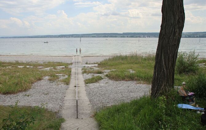 Niedrigwasser Bodensee