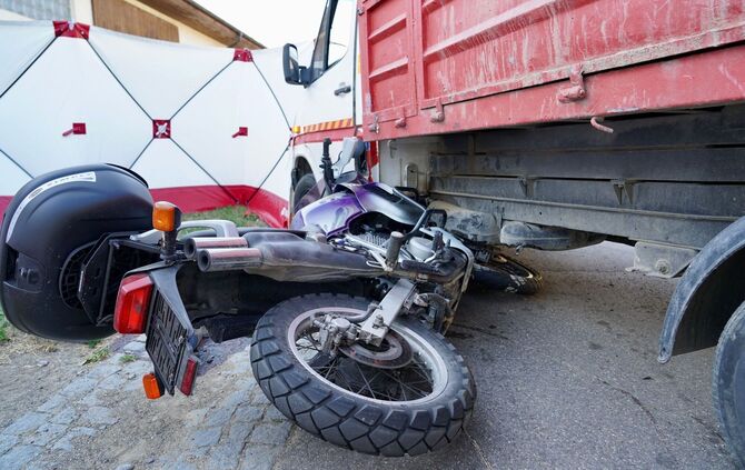 Tödlicher Motorradunfall bei Bad Saulgau