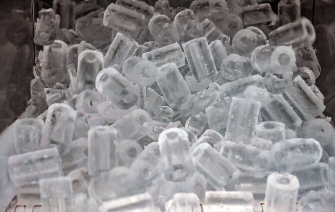 Eiswürfelproduktion