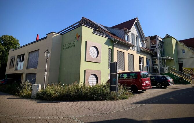 Im Kinderhaus Pfarrstraße sind nicht alle Räumlichkeiten vor der Sonne geschützt.