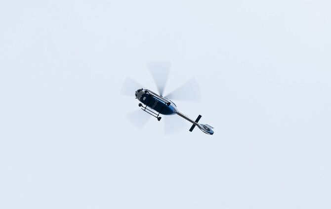 Polizeihubschrauber (Symbolbild)
