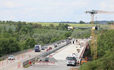 Die Murrtalbrücke (B14) am 19. Mai 2026.