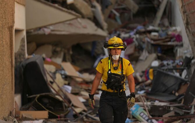 Nach Erdbeben in Venezuela