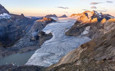 Gletscher Claridenfirn