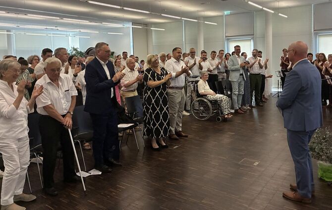 Reinhard Molt wurde am Sonntag offiziell aus seiem Amt verabschiedet.