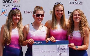 Das starke Frauenteam: Alexandra Greifendorf, Johanna Seiler, Tabea Huber und Vanessa Grau (von links).
