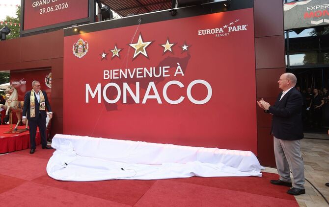 Einweihung des Themenbereichs Monaco im Europa-Park