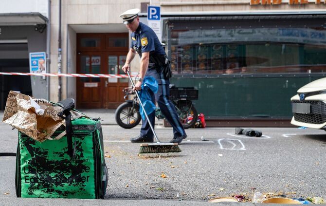 Taxifahrer soll Radler nach Streit angefahren haben