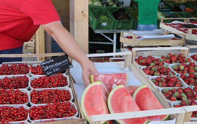 Erdbeeren, Johannisbeeren, Melonen: Was wächst bei der Hitze noch gut (Symbolfoto)?