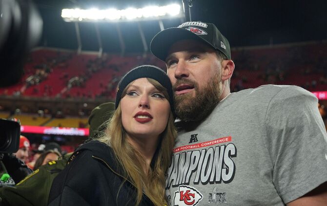 Taylor Swift und Travis Kelce