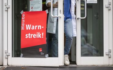 Warnstreiks in Kliniken