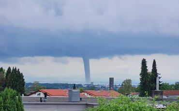 Der Tornado zog dann in Richtung Lindau ab.