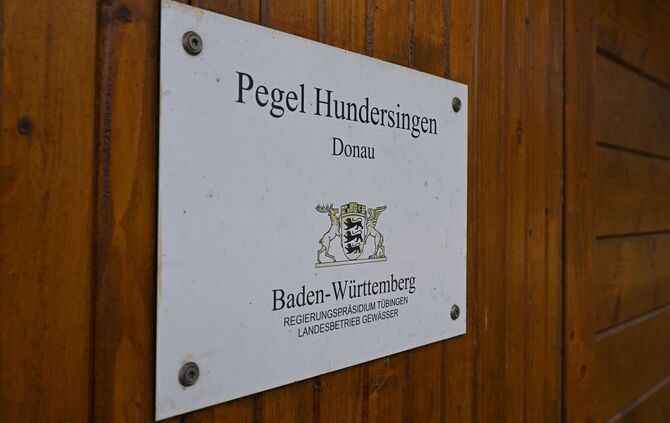 Niedrigwasser der Donau