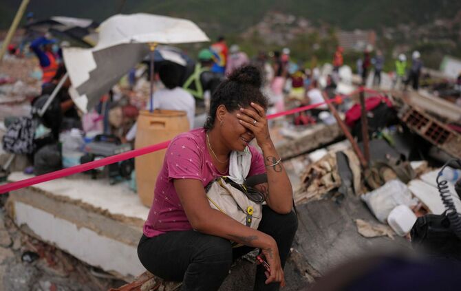 Nach den Erdbeben in Venezuela