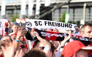 Empfang des SC Freiburg nach dem Europa League Finale