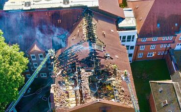 Tote bei Brand in einem Krankenhaus